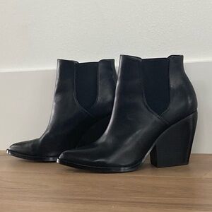 BP Lex Bootie in Black leather Size 11